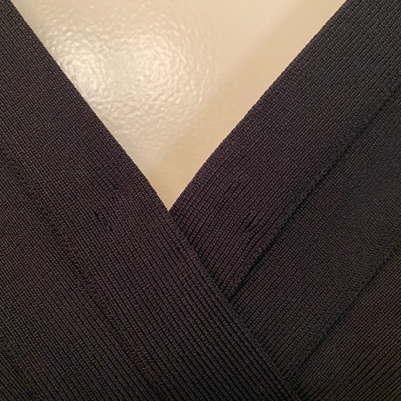 Rusched black lace dress - Picture 5 of 8